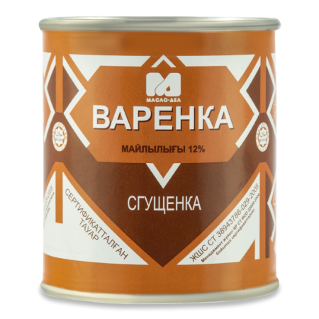 сгущенка 12 % варенка Маслодел 360г