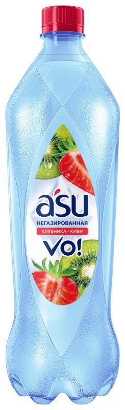 ASU клубника-киви негазированная 1 л