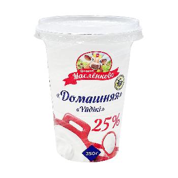 сметана Продукт Масленково 25% 350г