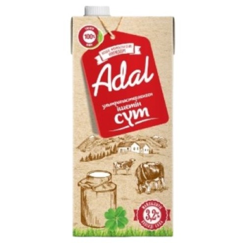 молоко Adal 3,2% 1 л