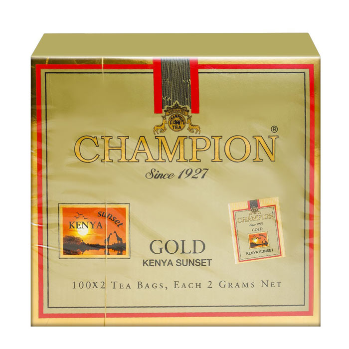Champion Чай чёрный, серия "Sunset Tea Bags", 100 пакетиков по 2гр