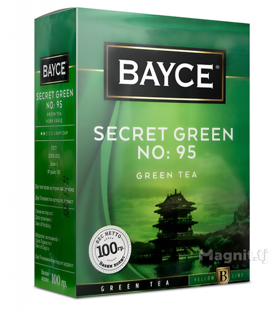 Чай зеленый листовой Bayce® Secret Green №95