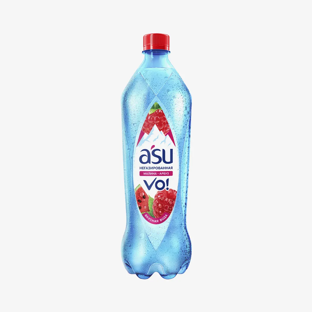 Asu Vo негазированная малина арбуз, 1 л