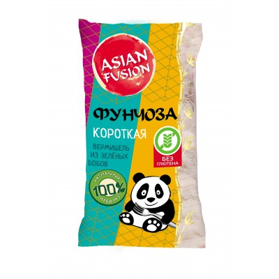 Вермишель ASIAN FUSION Фунчоза короткая 3-5 см , 150г