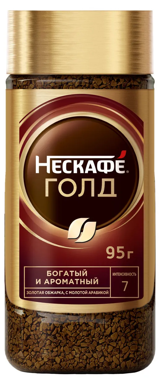 Кофе растворимый Nescafe Gold, 95г