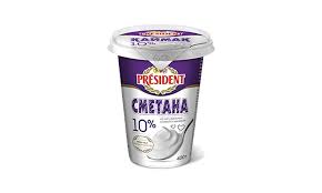 сметана PRESIDENT 10% 400 г