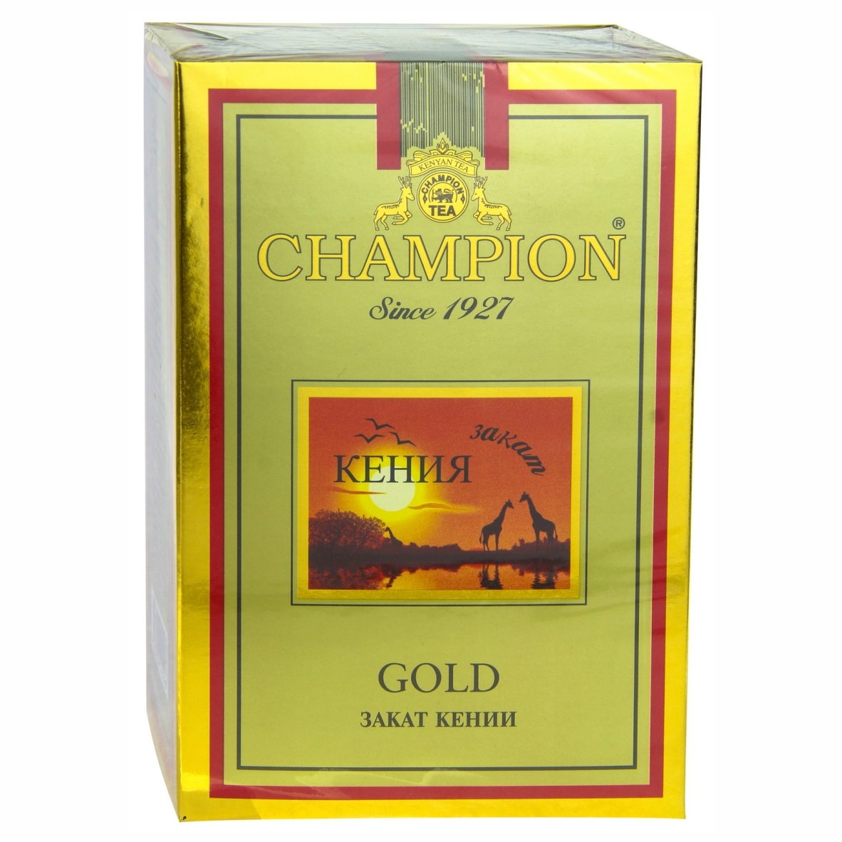 CHAMPION чай черный гранулированный закат кении 250 гр