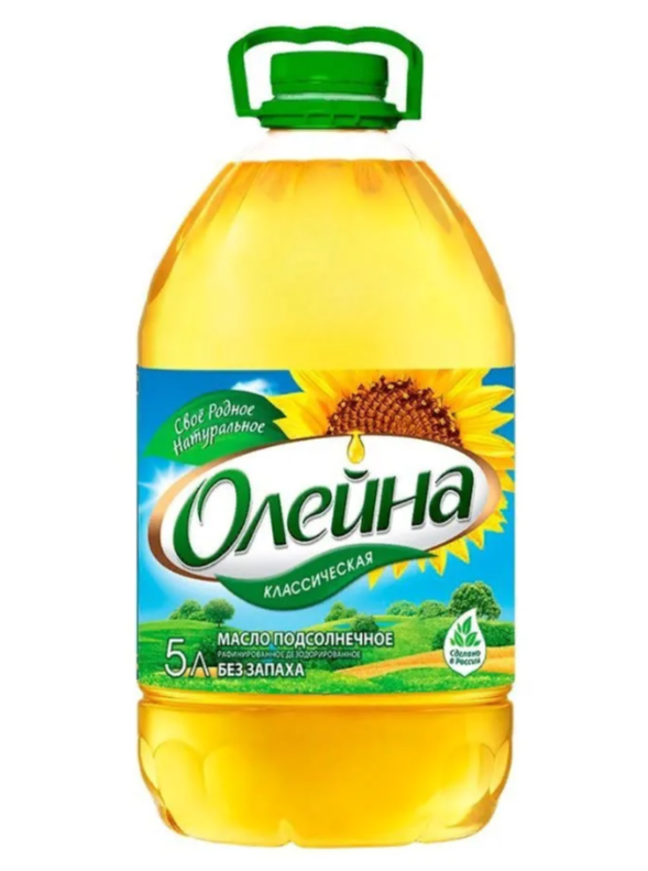 подсолнечное масло Олейна 5 л