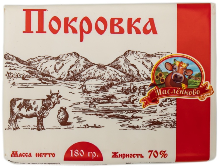 масло Масленково спред Покровка 70% 180 г
