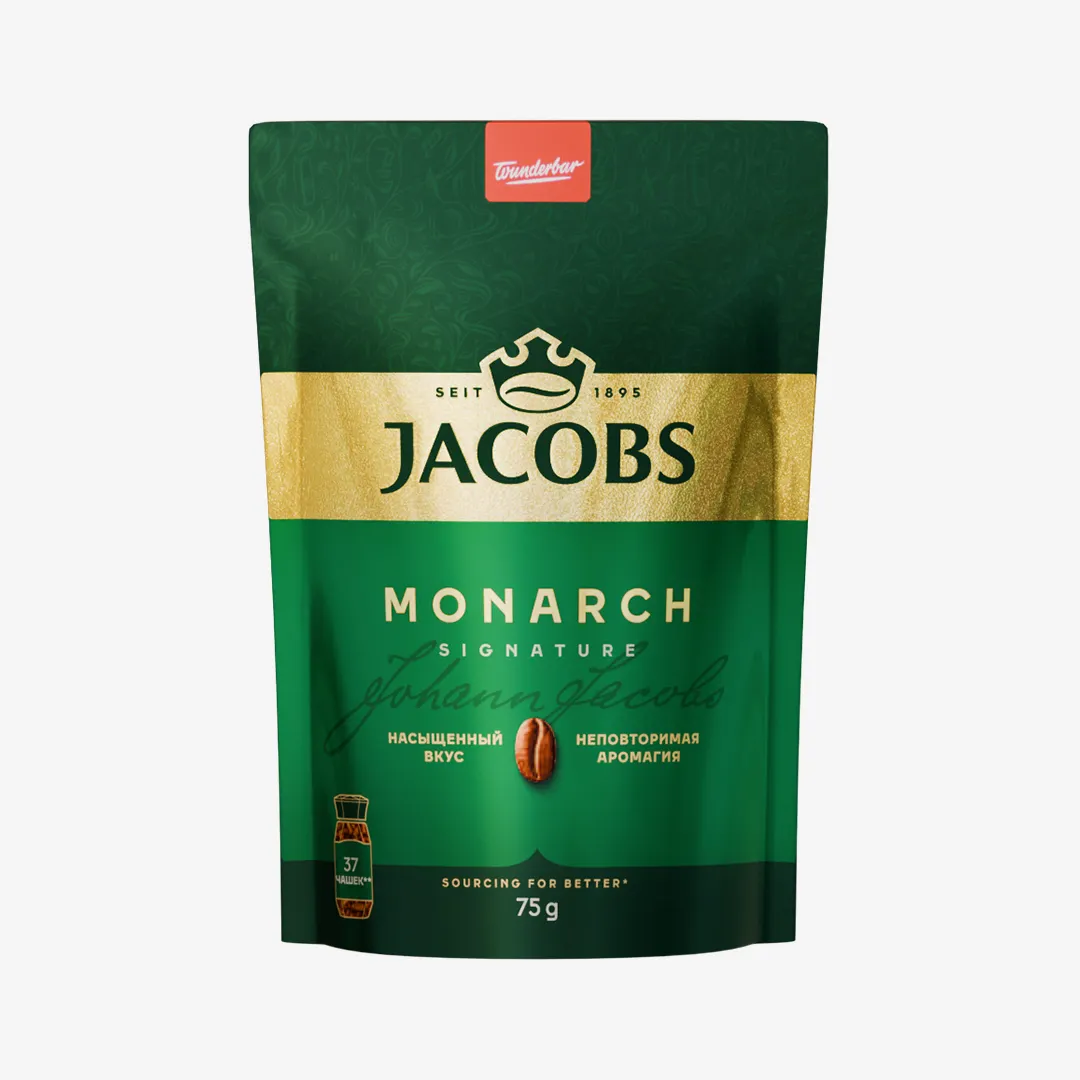 Кофе Jacobs Monarch растворимый сублимированный 75 г